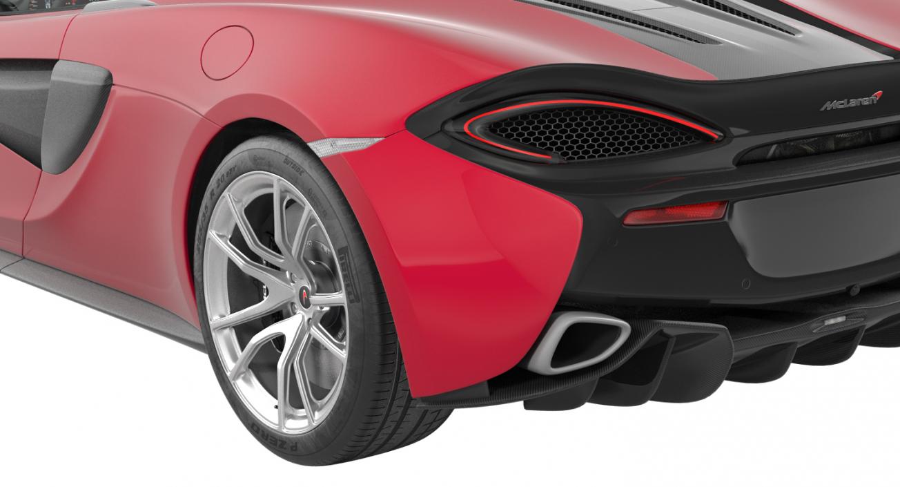 3D McLaren 570S Coupe model