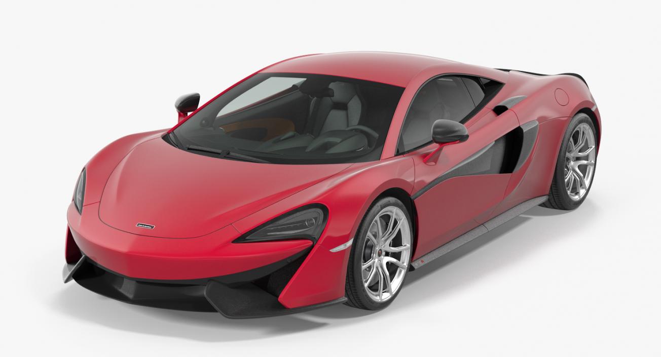 3D McLaren 570S Coupe model