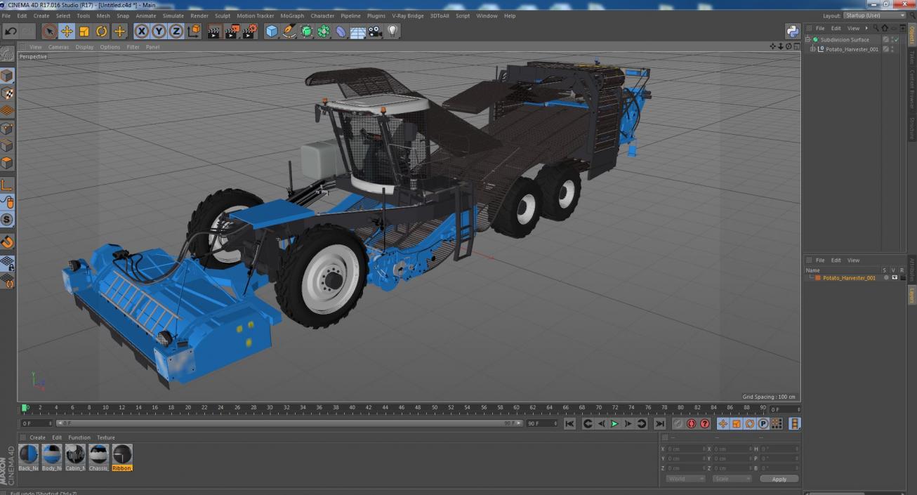 3D Potato Harvester