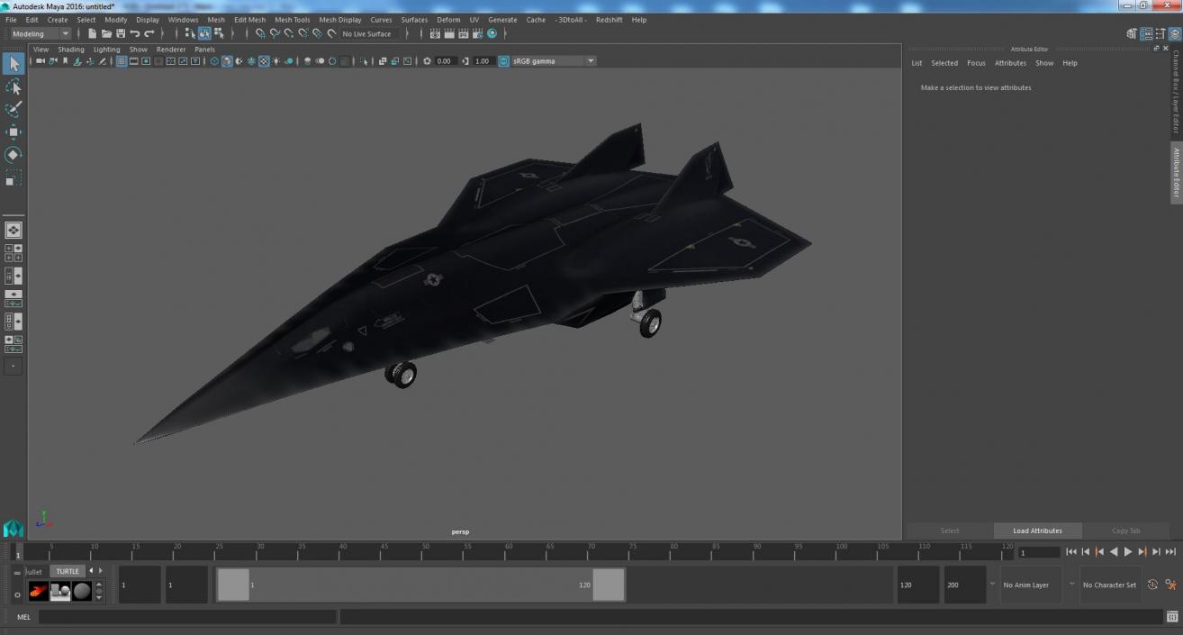 3D Lockheed SR-72 DarkStar model