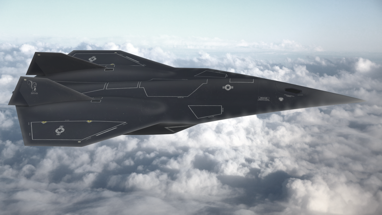 3D Lockheed SR-72 DarkStar model