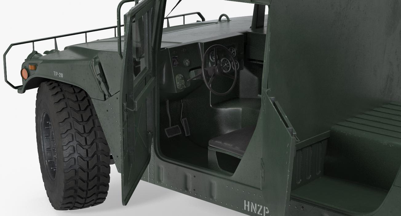 3D model HMMWV M998