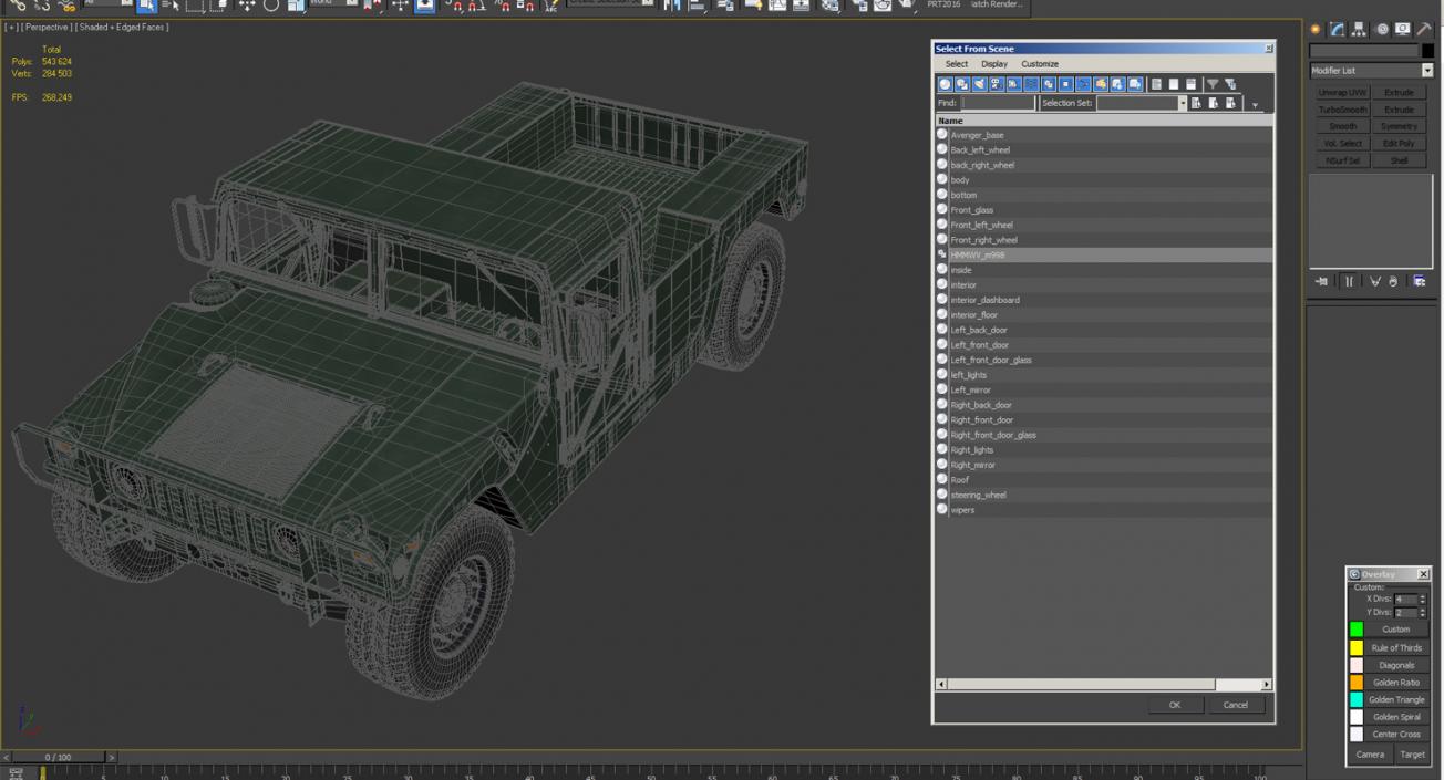 3D model HMMWV M998