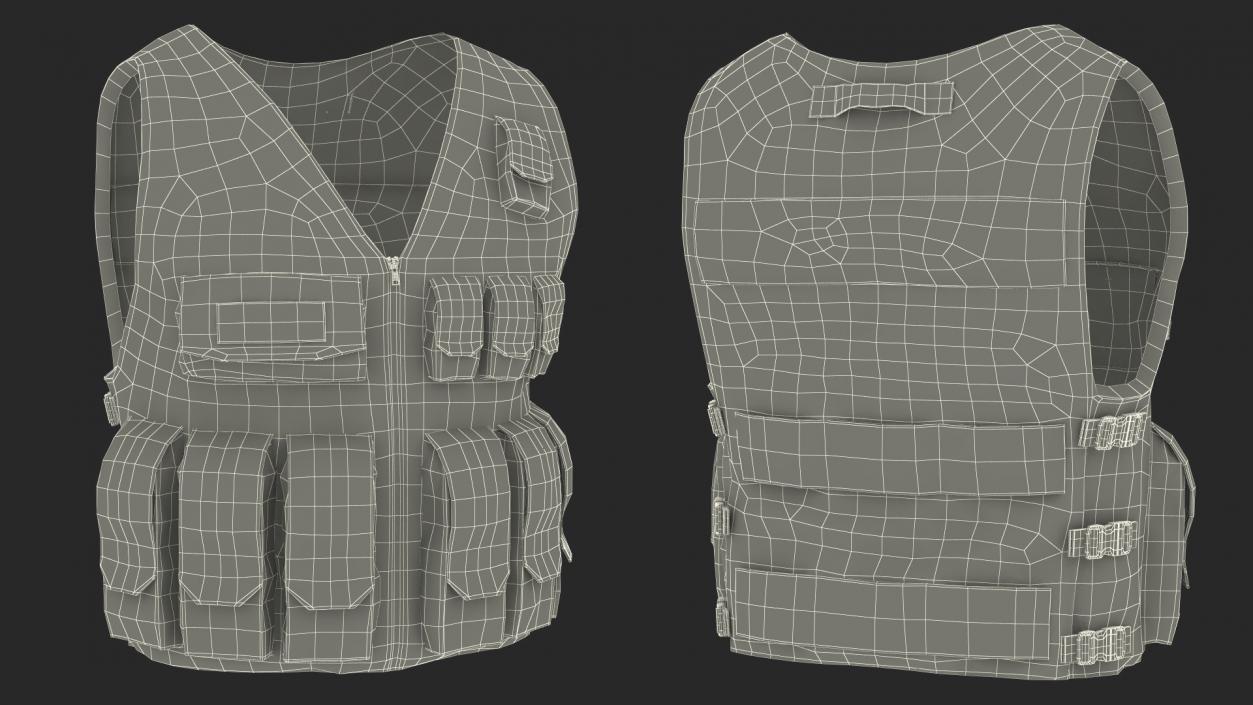 3D model Police Tactical Vest