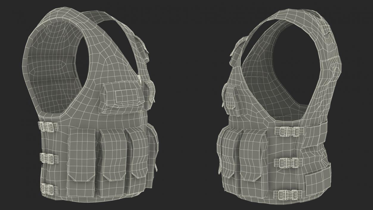 3D model Police Tactical Vest