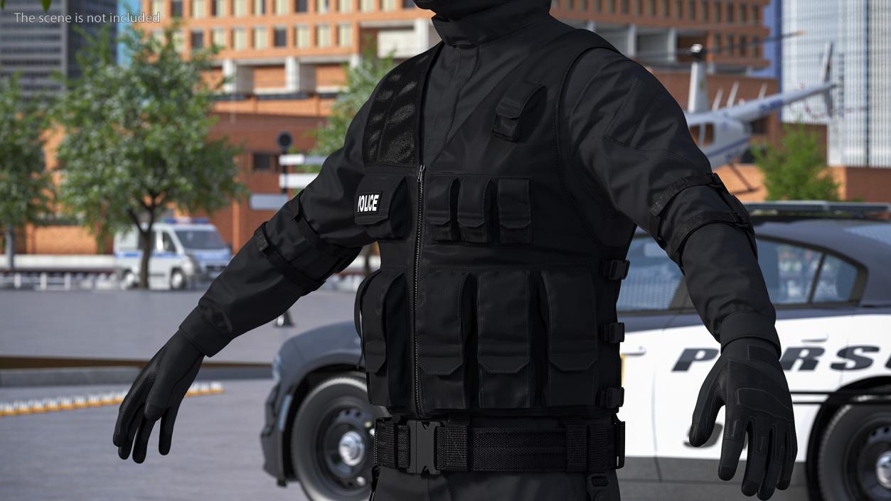 3D model Police Tactical Vest