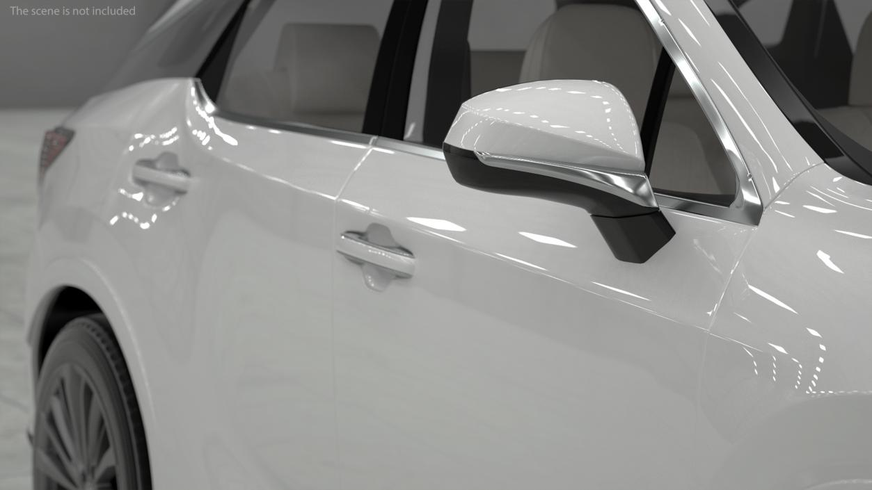 Lexus RX 350 2023 Luxury SUV White 3D model