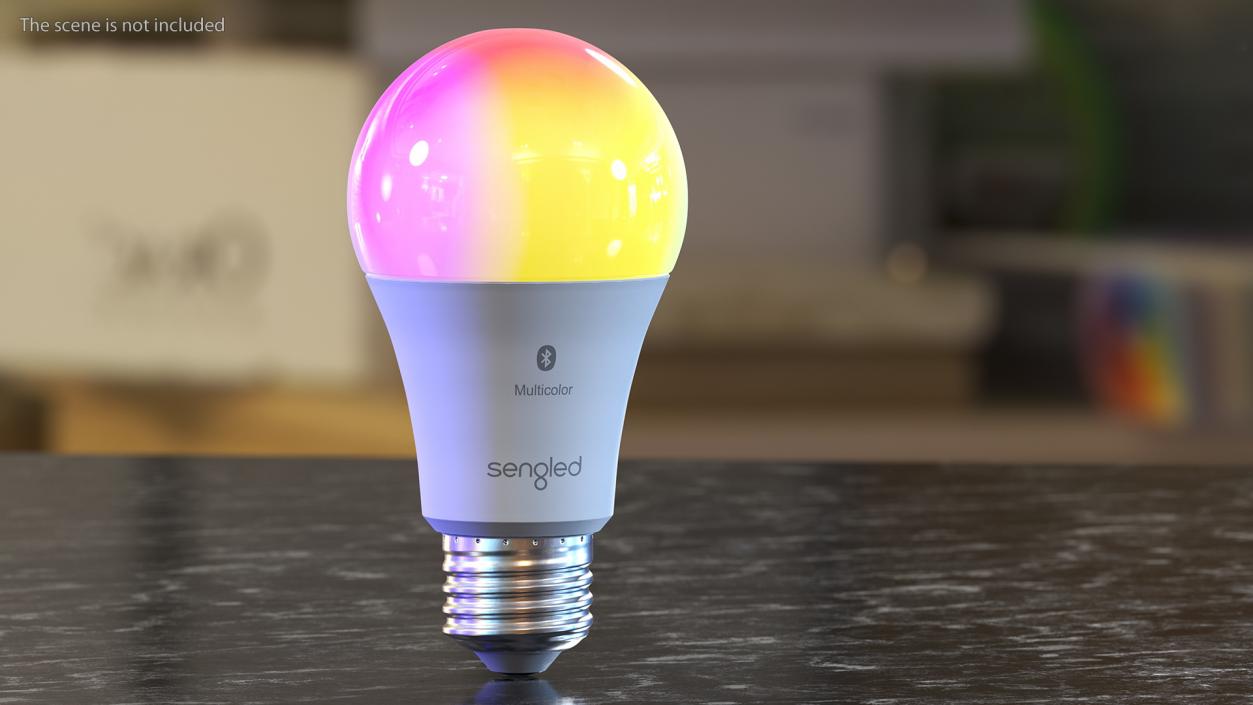 3D Smart Light Bulb Light RGB