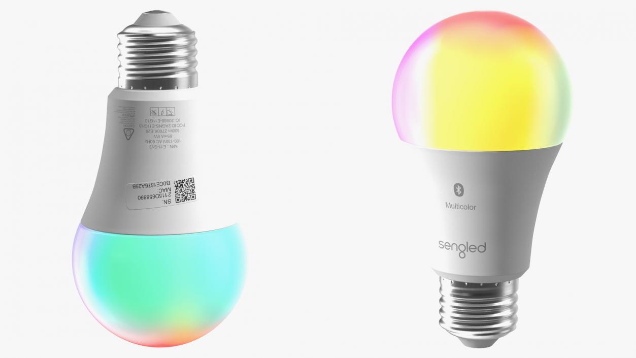 3D Smart Light Bulb Light RGB