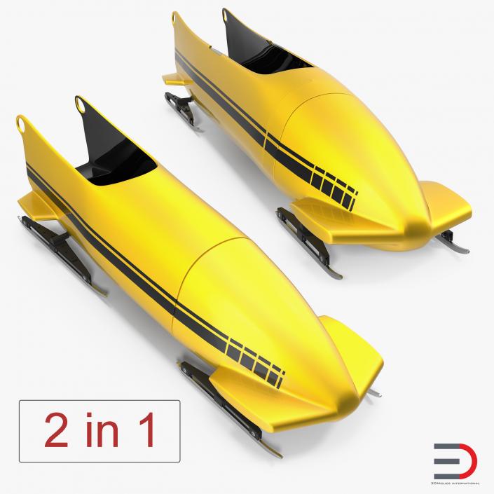 Bobsleds Collection 3D model