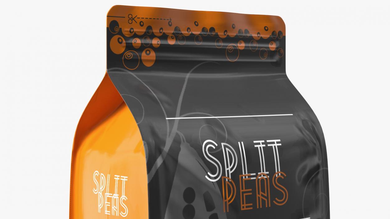 3D Split Peas Package model