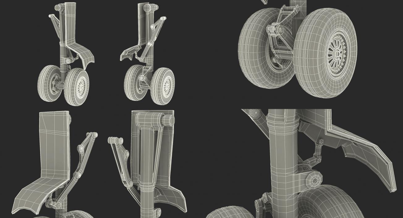 3D model Aircraft Jet Landing Gear