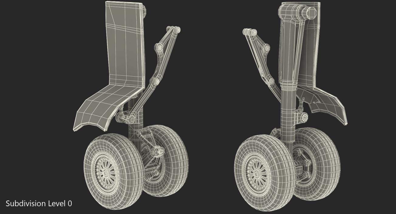 3D model Aircraft Jet Landing Gear