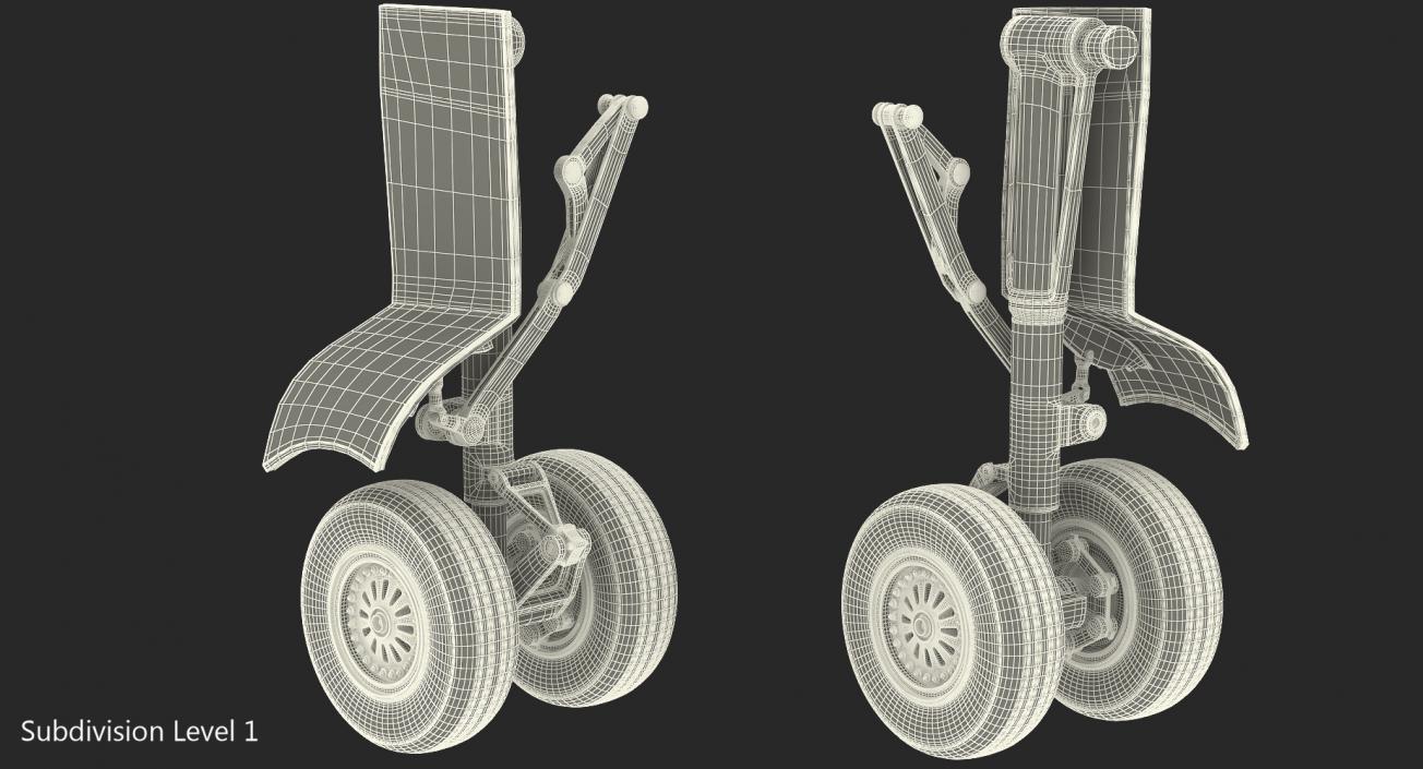 3D model Aircraft Jet Landing Gear