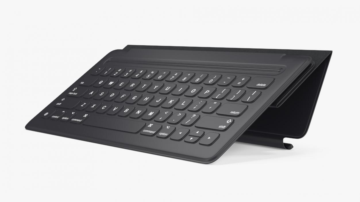 Wireless Tablet Keyboard Apple Rigged 3D