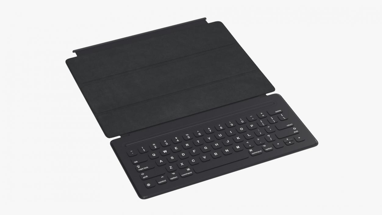 Wireless Tablet Keyboard Apple Rigged 3D