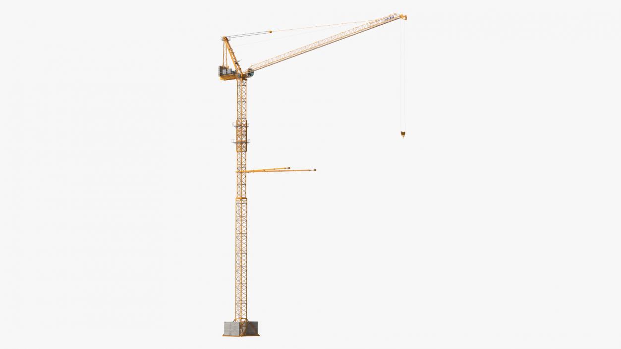 Potain MR 295 Tower Crane Rigged 3D