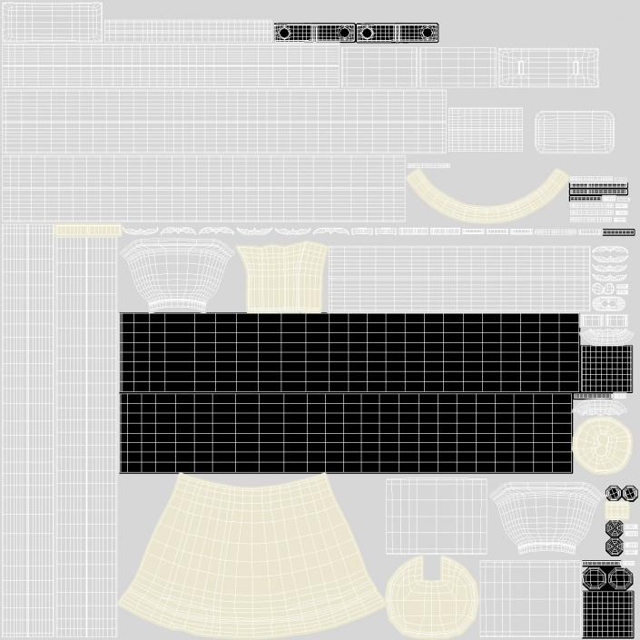 3D White Immersion Water Heater model