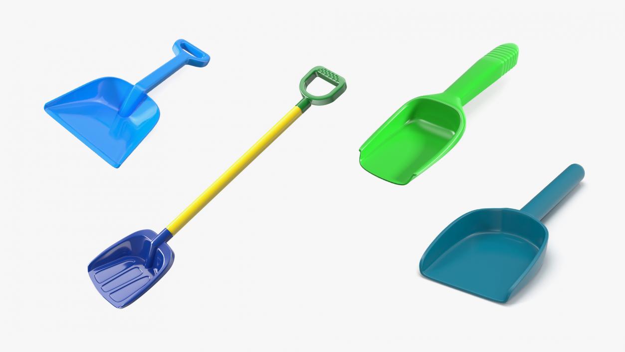 Toy Sand Shovels Collection 2 3D model