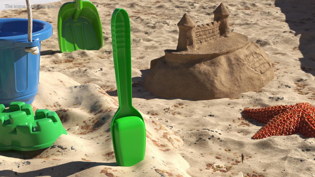 Toy Sand Shovels Collection 2 3D model