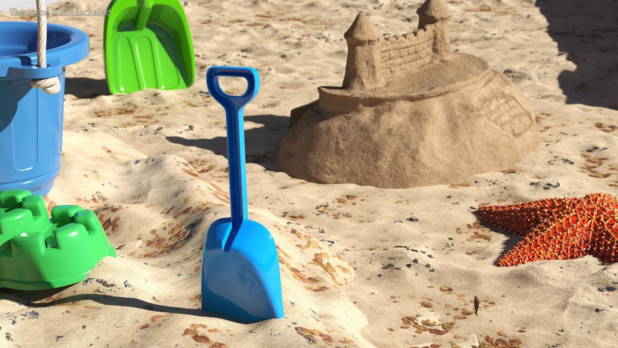 Toy Sand Shovels Collection 2 3D model