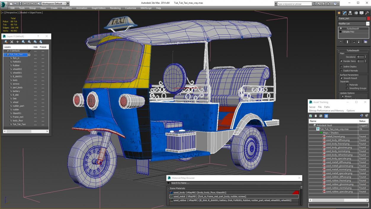 Tuk Tuk Taxi 3D