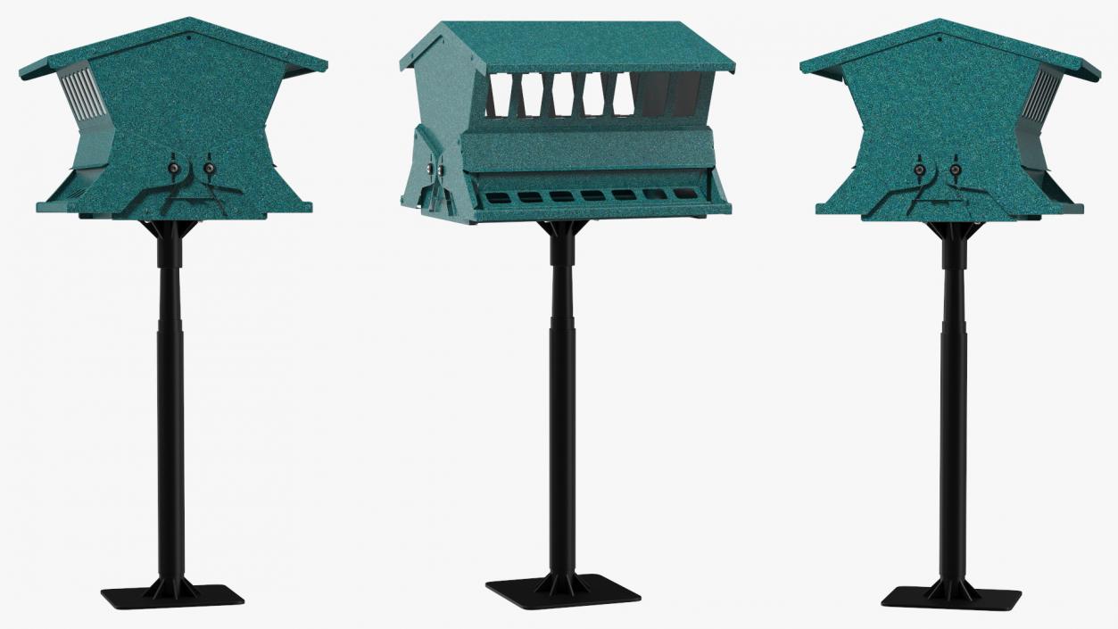 3D model Squirrel Resistant Bird Feeder Pole