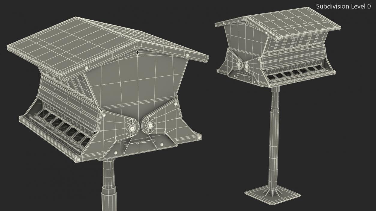 3D model Squirrel Resistant Bird Feeder Pole