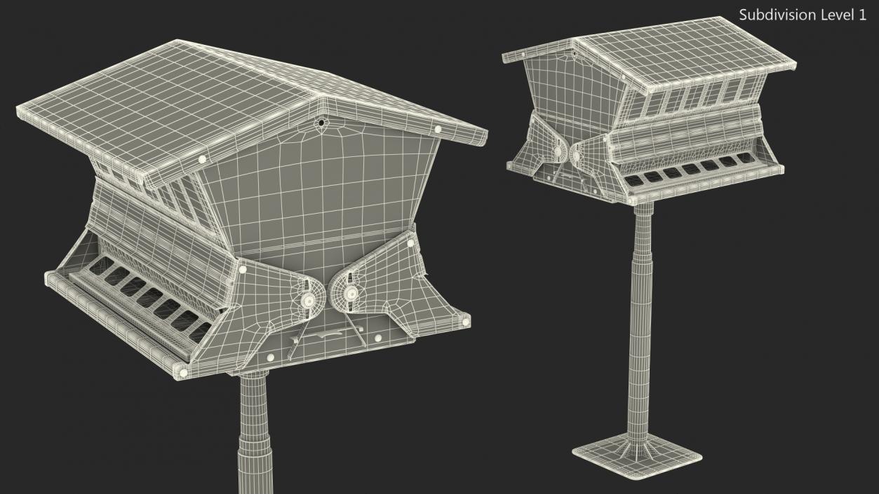 3D model Squirrel Resistant Bird Feeder Pole