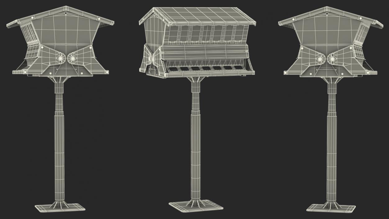 3D model Squirrel Resistant Bird Feeder Pole