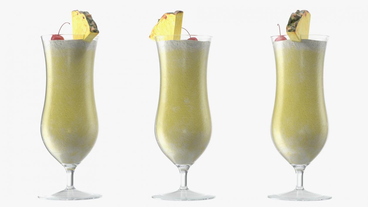 3D model Cocktail Pina Colada