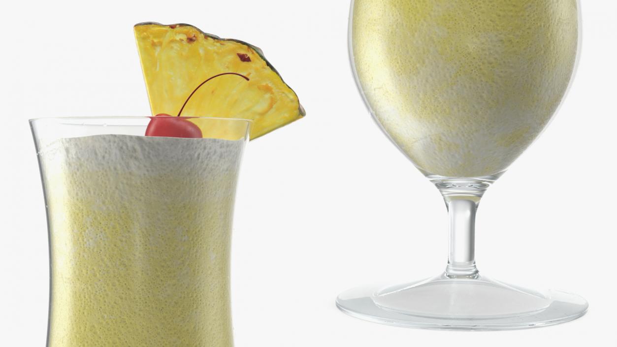 3D model Cocktail Pina Colada