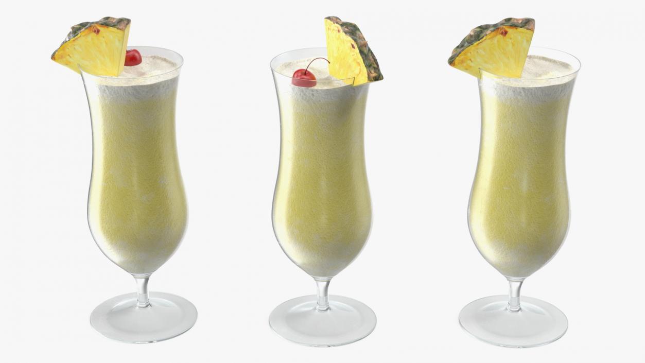 3D model Cocktail Pina Colada