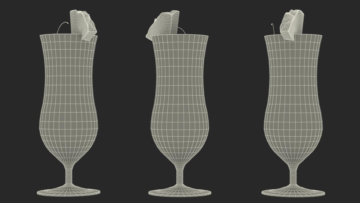 3D model Cocktail Pina Colada