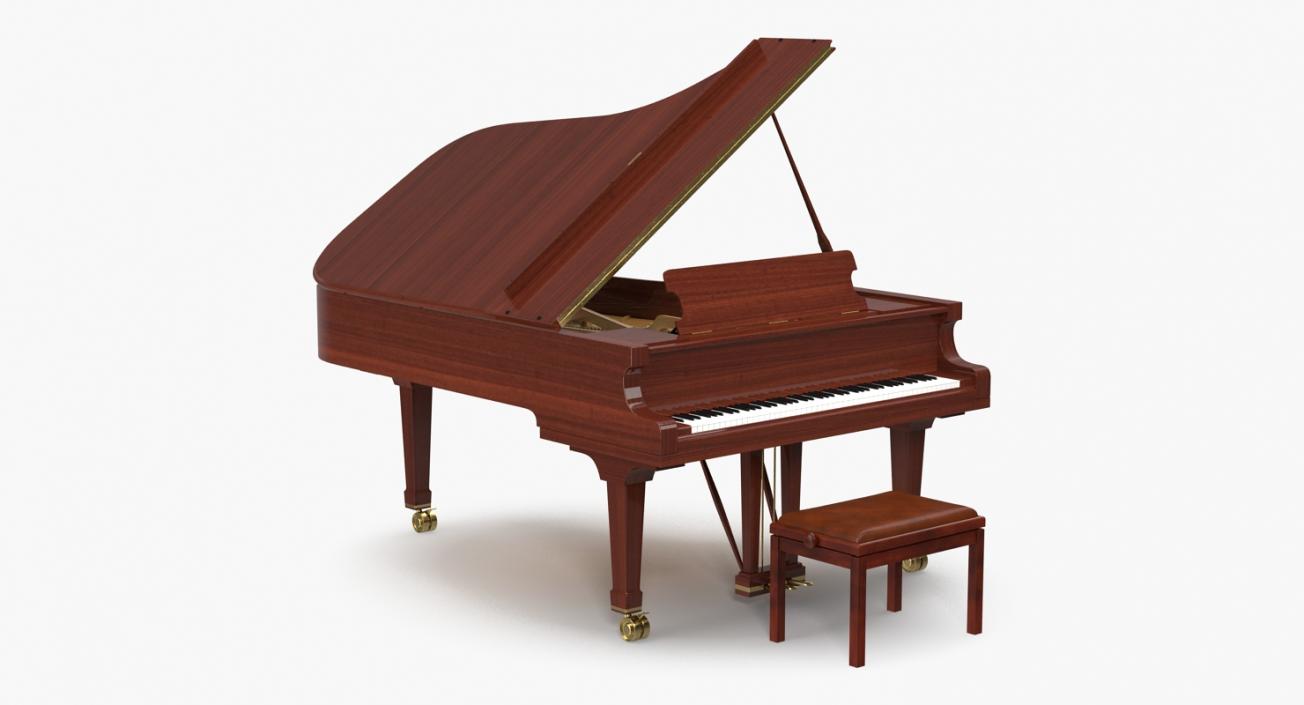 Pianos 3D Models Collection 2 3D model