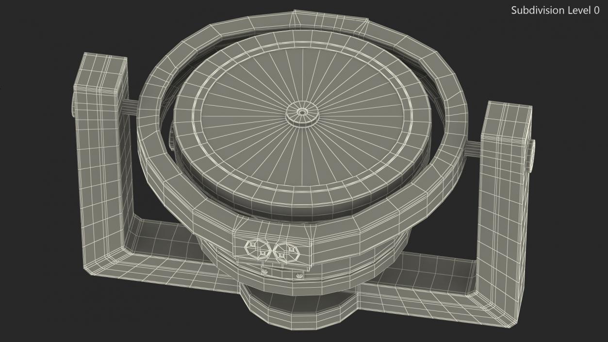 3D Steel Old Compass for Ship