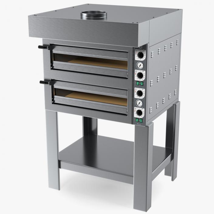 3D model Cuppone Tiziano Twin Deck Electric Pizza Oven