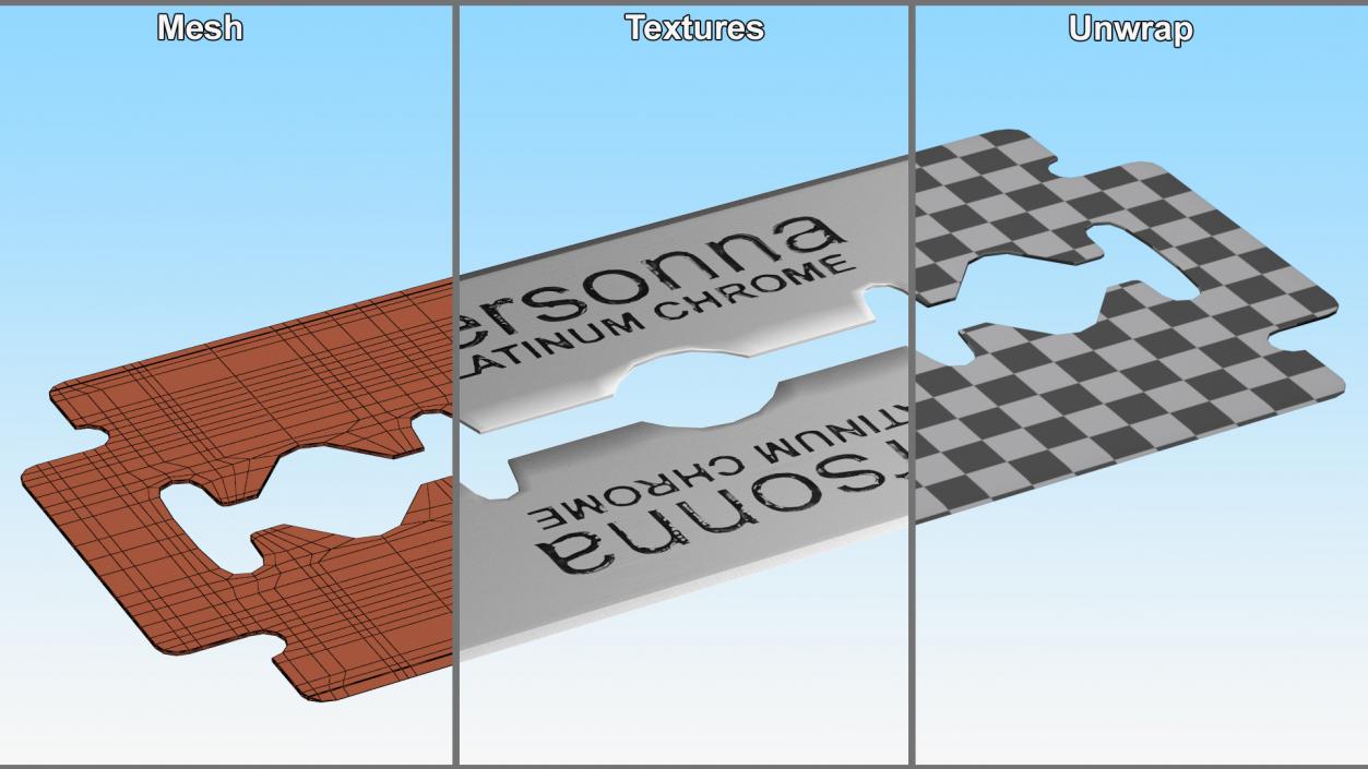 3D model Razor Blades Collection 2