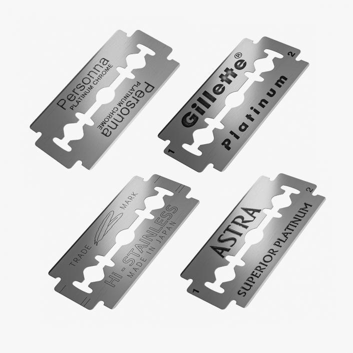 3D model Razor Blades Collection 2