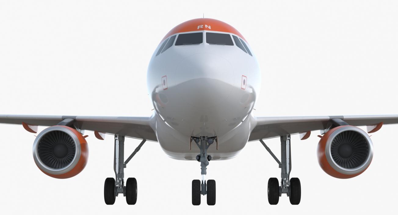 Airbus A319 EasyJet Airline 3D