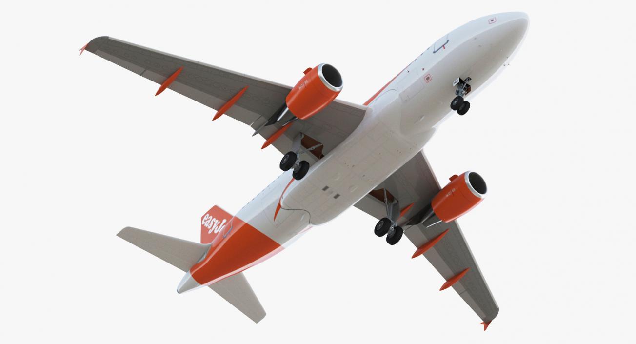 Airbus A319 EasyJet Airline 3D