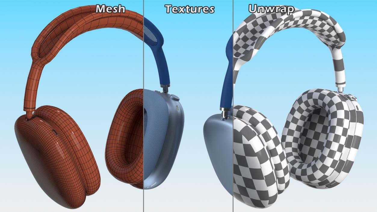 3D Headphones Collection 5 model