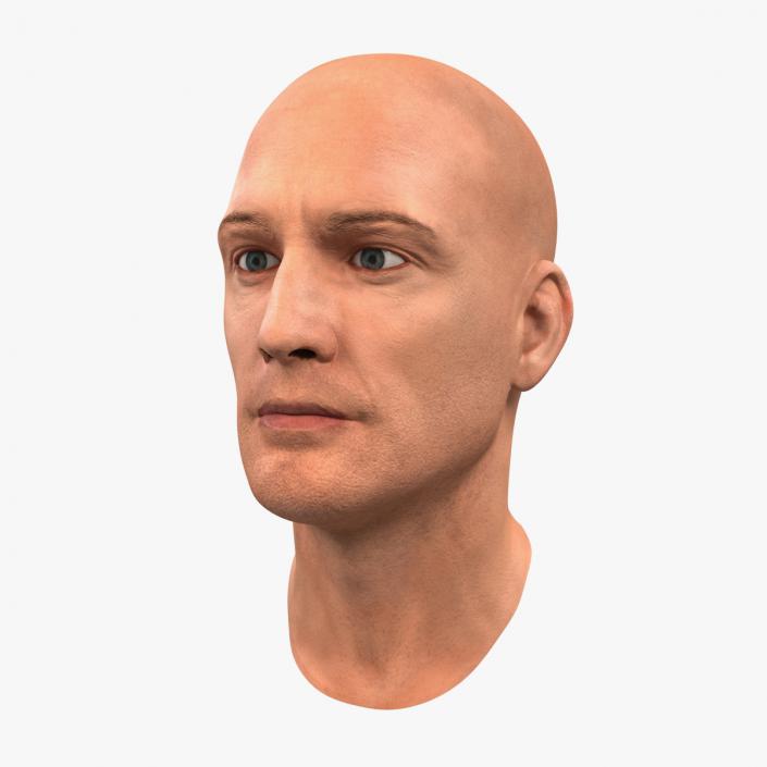 3D Male Head 6