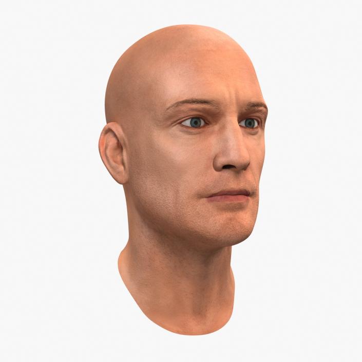 3D Male Head 6