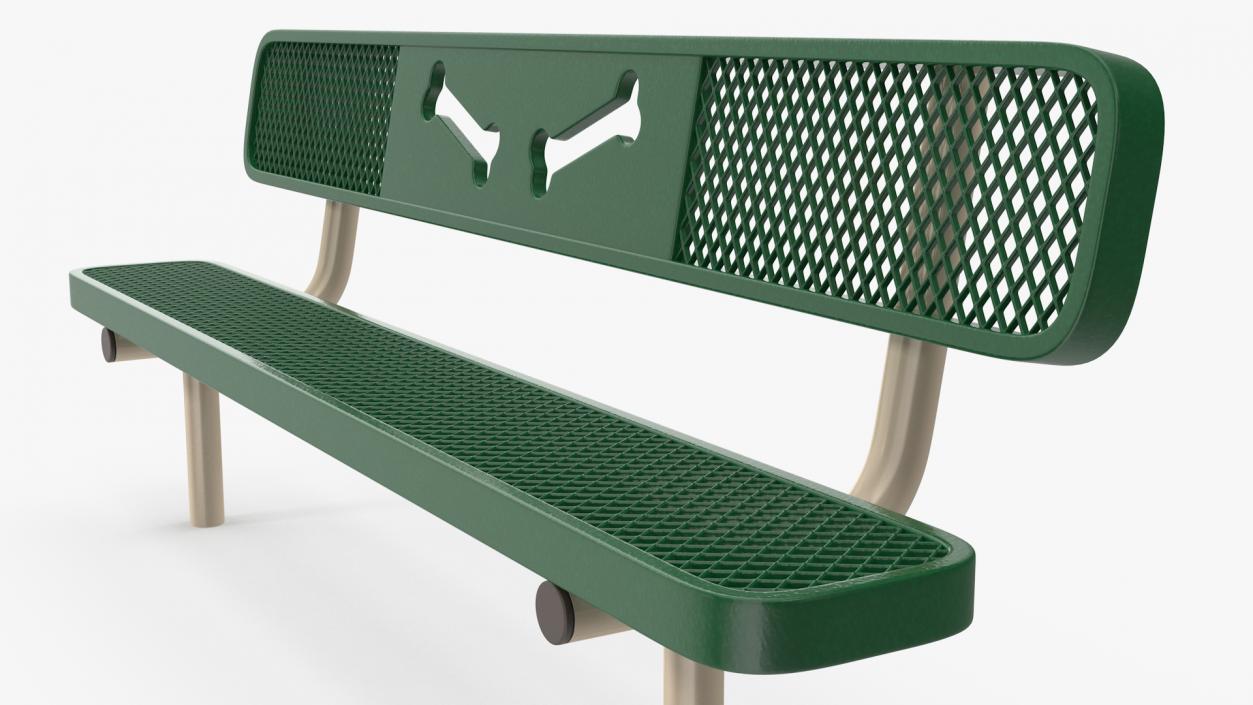 Bench for Dog Training Park 3D