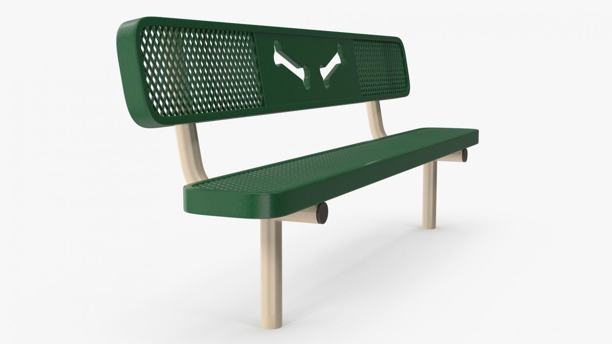 Bench for Dog Training Park 3D