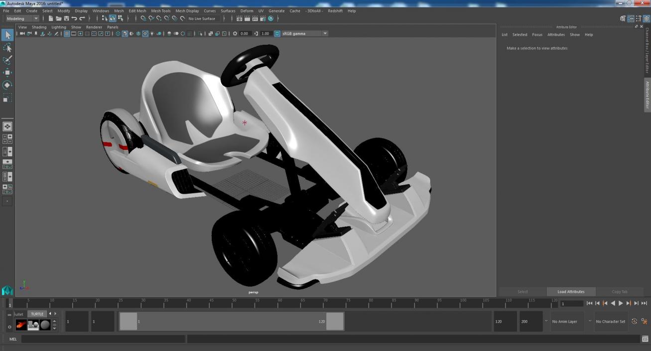 3D Gokart Segway model