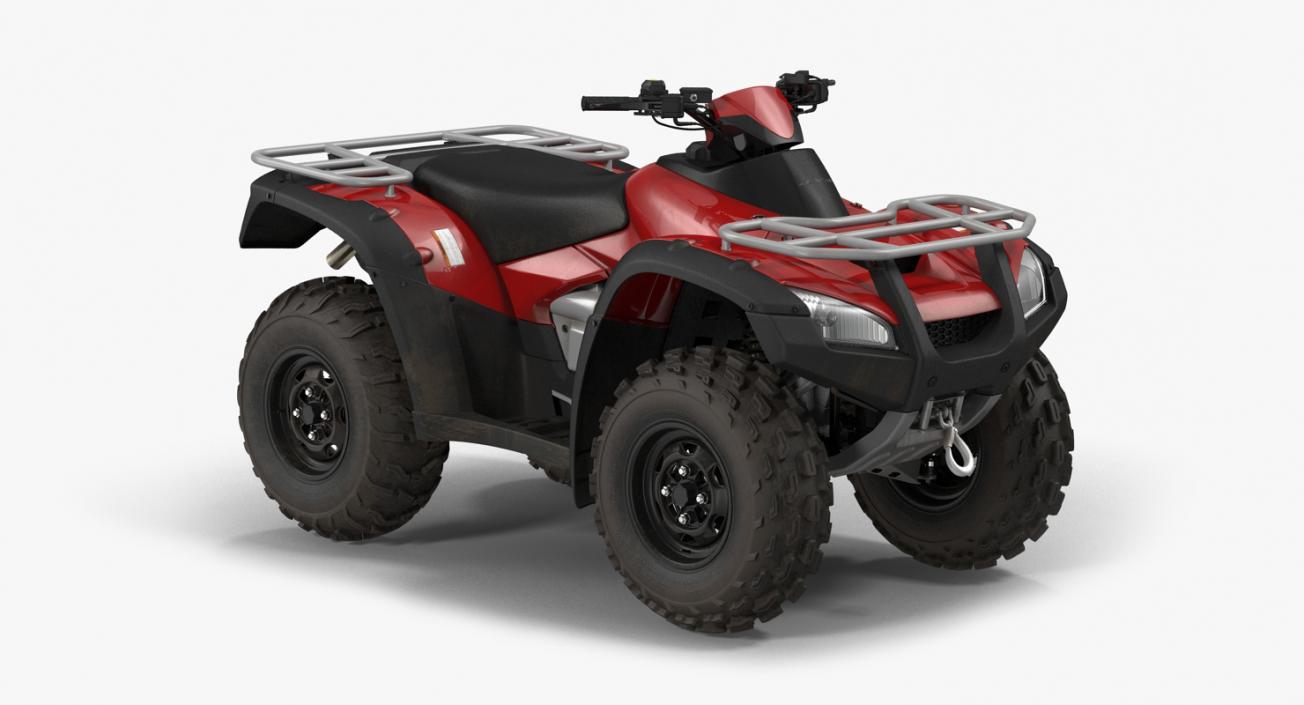 3D model ATV Four Wheelers Rigged Collection