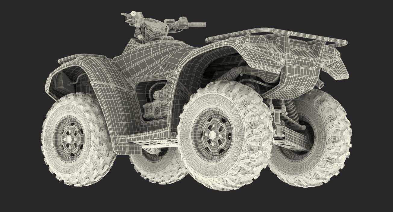 3D model ATV Four Wheelers Rigged Collection