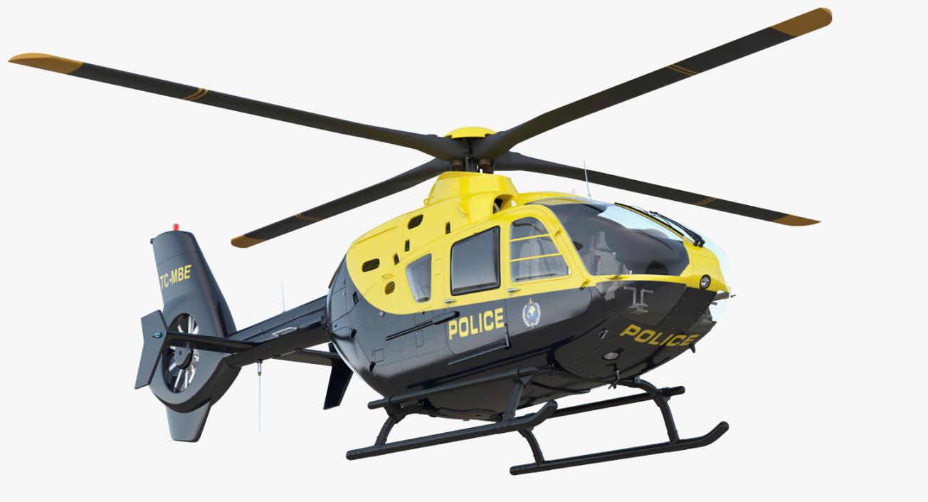 Police Eurocopter EC-135 3D model